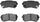 ADVICS AD1856 Disc Brake Pad Set