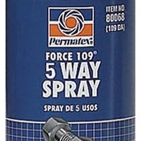 Permatex 80068 Force 109 5-Way Spray, 12 Oz Aerosol Can