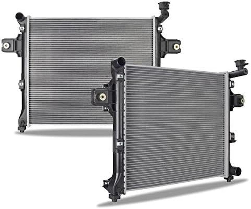Plastic End-Tank Radiator Compatible with Jeep Commander 2006-2010