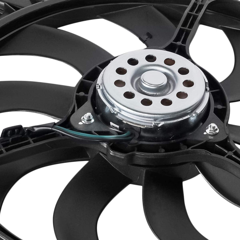 OEM-RF-0002 Factory Style Radiator Cooling Fan Assembly Cooling Efficiency Improved Direct Replacement [Compatible with 03-08 Mini Cooper from 03/03+]