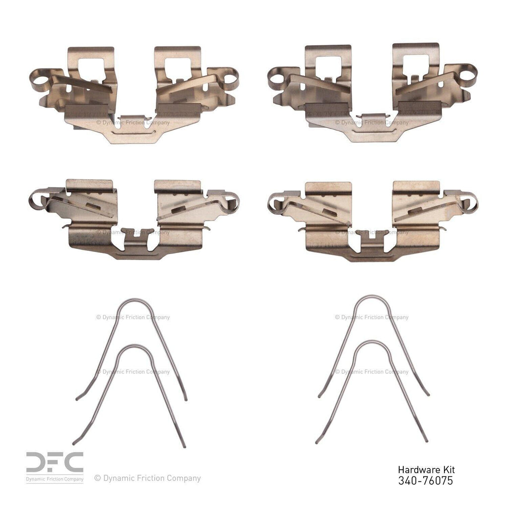 Disc Brake Hardware Kit for Prius, Prius Prime, Corolla+More 340-76075