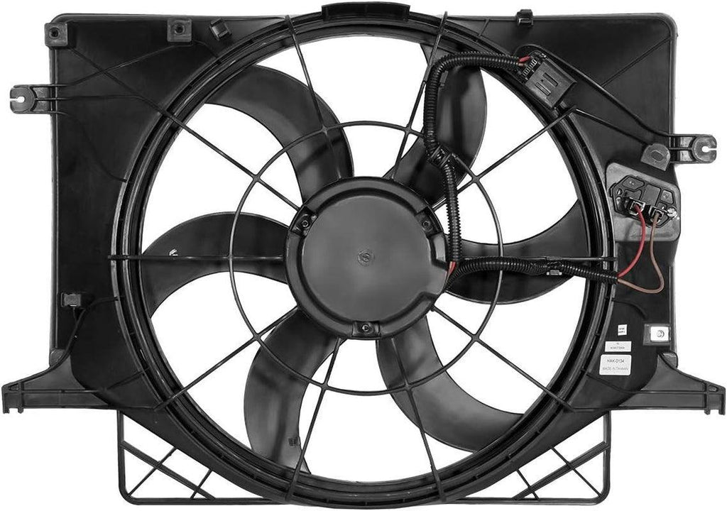 OEM-RF-0018 Factory Style Radiator Cooling Fan Assembly Cooling Efficiency Improved Direct Replacement [Compatible with 10-12 Genesis Coupe 2. 0T]