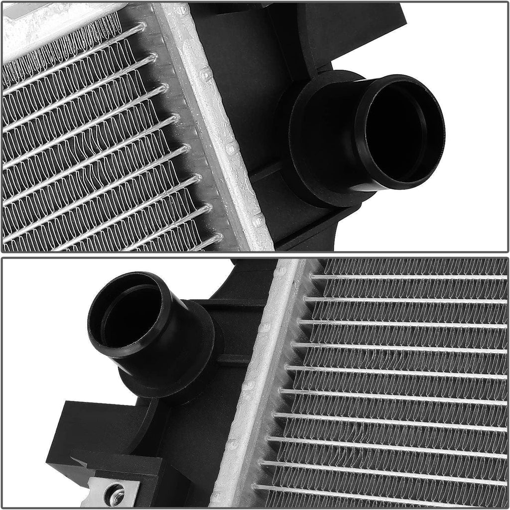 OEM-RA-13240 1-Row Aluminum Core Radiator Compatible with 10-11 SRX /2011 9-4X 3.0L V6,24-7/16" W X 22" H X 1" D,1-3/8" Inlet / 1-3/8" Outlet
