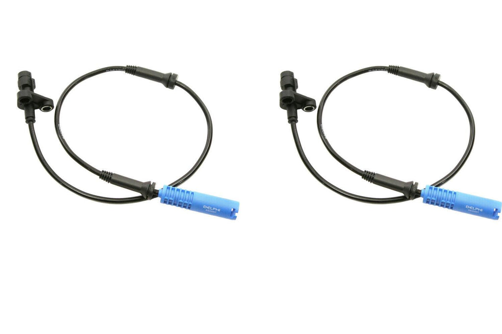 Front PAIR Delphi ABS Wheel Speed Sensor for 2001-2003 BMW 530I (58104)