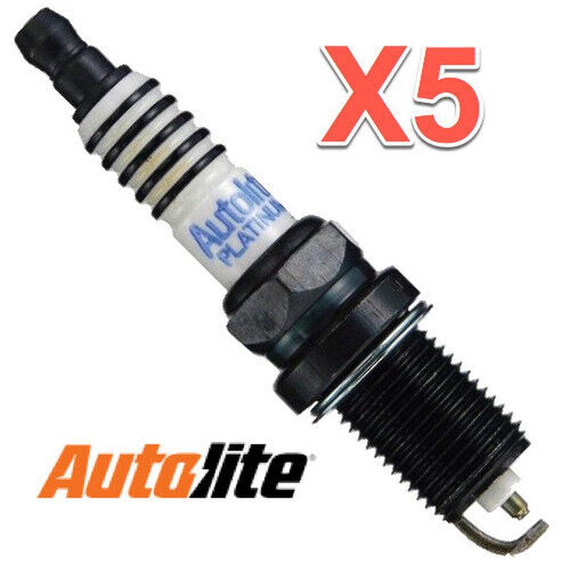 Set of 5 Spark Plugs Autolite AP5224DP2 Platinum VW Beetle Jetta 2.5L