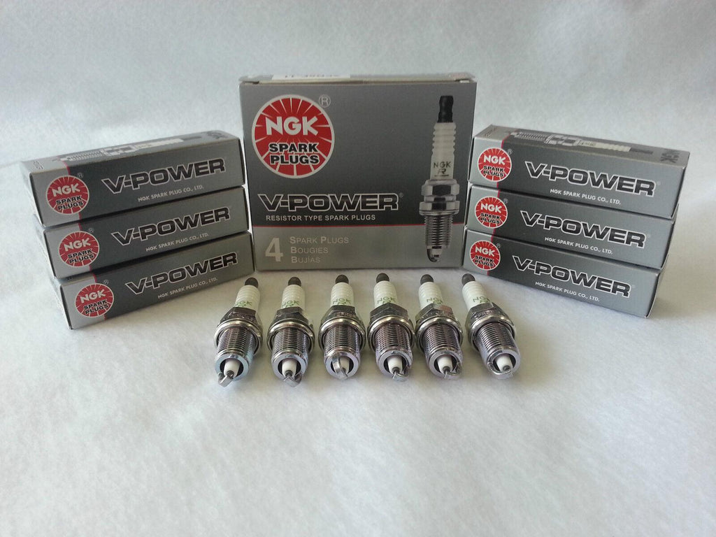 6-New NGK V-Power Copper Spark Plugs ZFR6F-11 #4291 Made in Japan