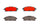 Brembo Front Disc Brake Pad Set for 11-17 Nissan Quest (P56110N)