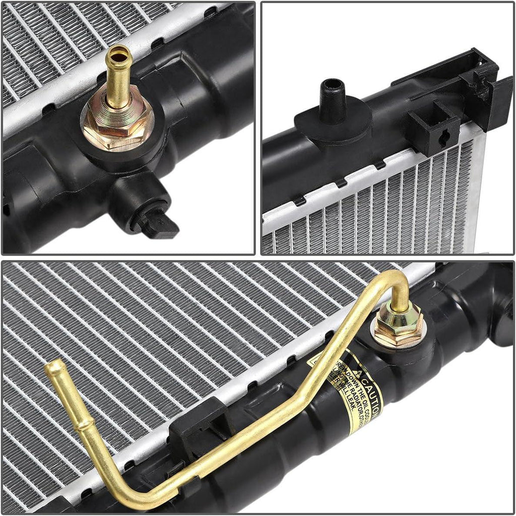 OEM-RA-2784 OE Style Radiator Compatible with 04-09 Spectra 2.0L/05-09 Spectra5 2.0L,26-5/16" W X 14-3/4" H X 5/8" D,1-5/16" Inlet / 1-5/16" Outlet