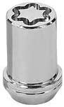 McGard 25257 Chrome Tuner Style Cone Seat Wheel Locks (M12 x 1.5 Thread Size) - Set of 4