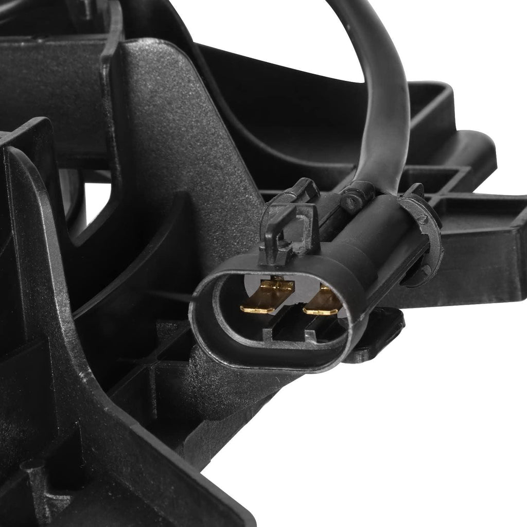 OEM-RF-0349 Factory Style Radiator Cooling Fan Assembly Compatible with 12-19 Fiat 500