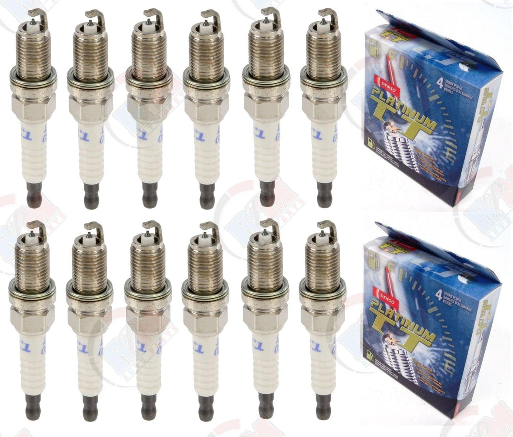 DENSO "PLATINUM" TT Spark Plugs (Set of 12) for 1999-2003 Mercedes-Benz ML320