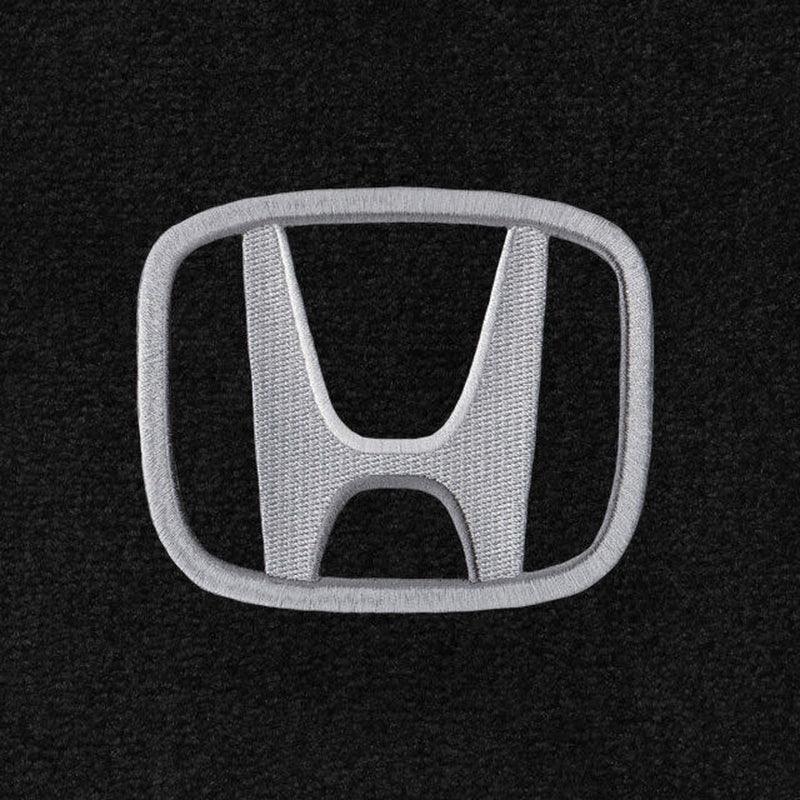 Lloyd Berber Front & Rear Mats for '12-13 Honda Civic W/Silver on Black Honda H