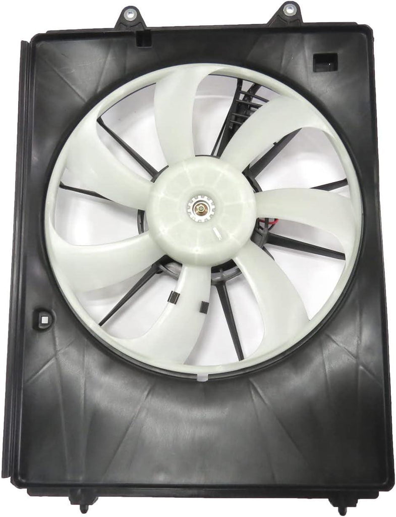 611490 Right Replacement Cooling Fan Assembly Compatible with Acura MDX, Black