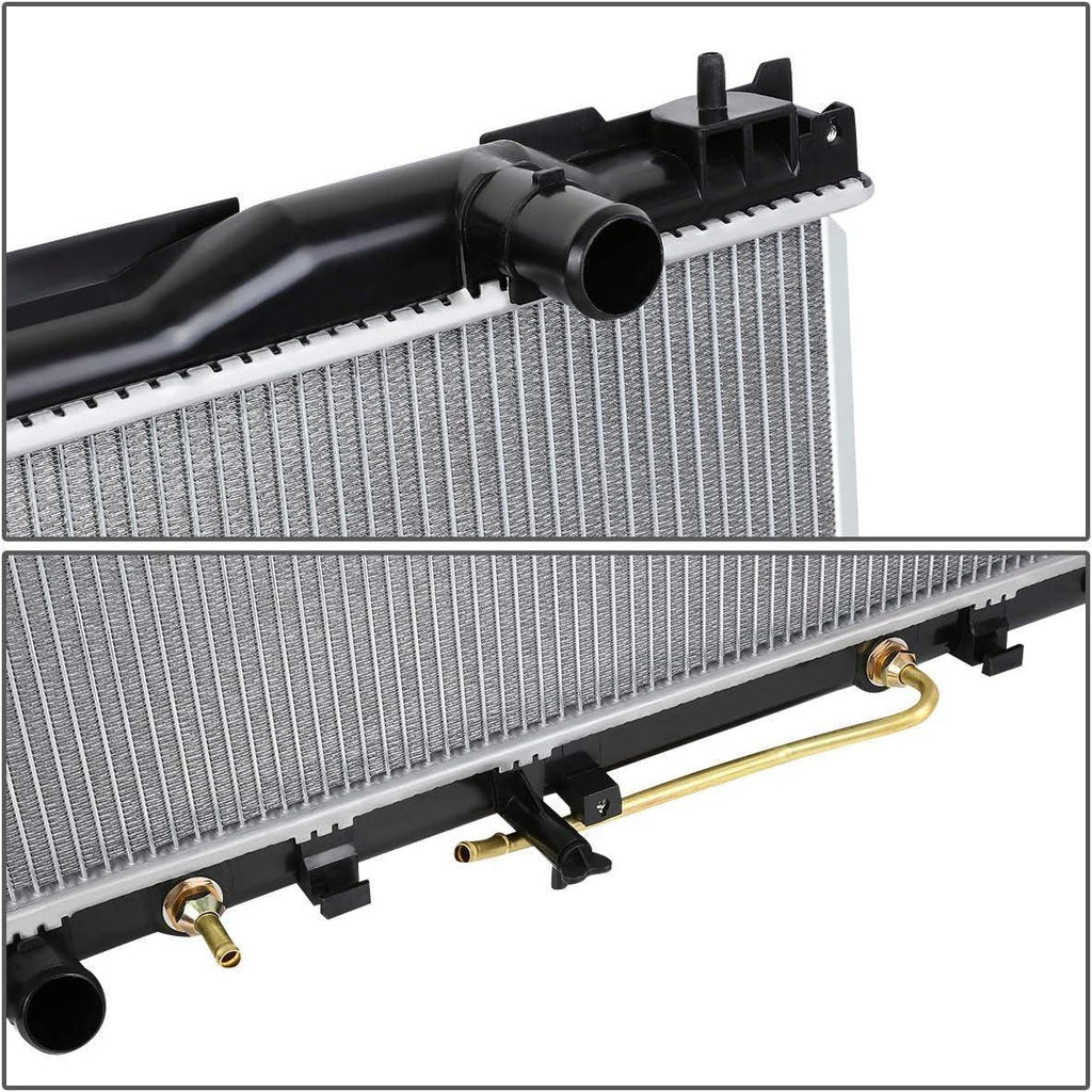 OEM-RA-2435 Aluminum Radiator Compatible with 02-03 ES300/02-08 Solara V6 AT,28-11/16" W X 15-9/16" H X 1" D,1-5/16" Inlet / 1-5/16" Outlet