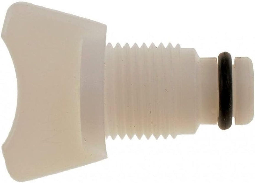 For Toyota Prius 2001-2008 Radiator Drain Petcock | White | Plastic | Thread Size-M14-1.25 | Replacement for 16417-24200, 17751-72010