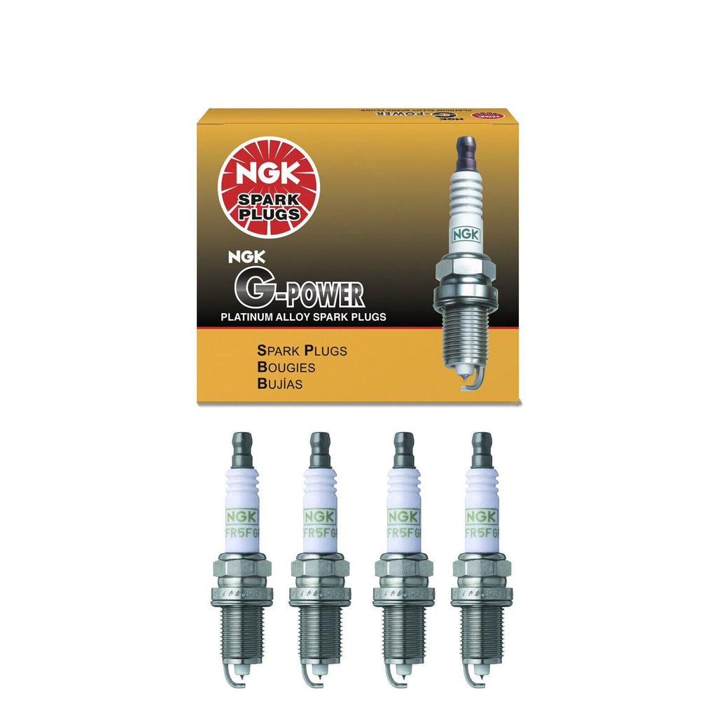 NGK G-Power Platinum Power Spark Plug 4PCS 90-20 for Honda Hyundai 7098 ZFR5FGP