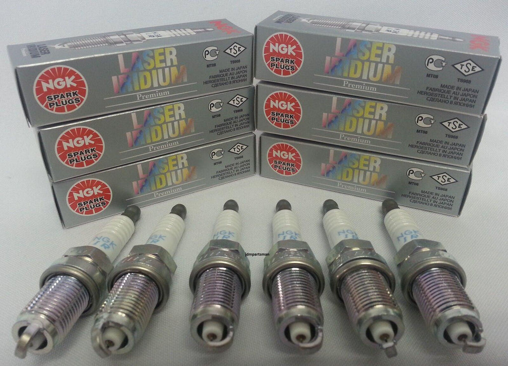 6-NGK IFR5J11 Laser Iridium Long-Life Spark Plug (7418 ) Pre-Gapped More Spark