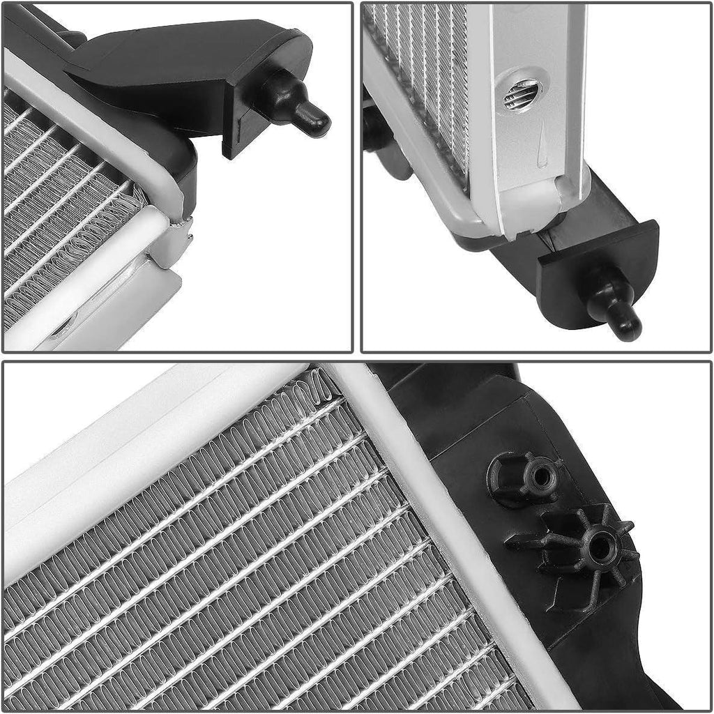 OEM-RA-2557 DPI 2557 Factory Style Aluminum Cooling Direct Fit Radiator Compatible with 97-01 Audi A4 / 97-04 Passat