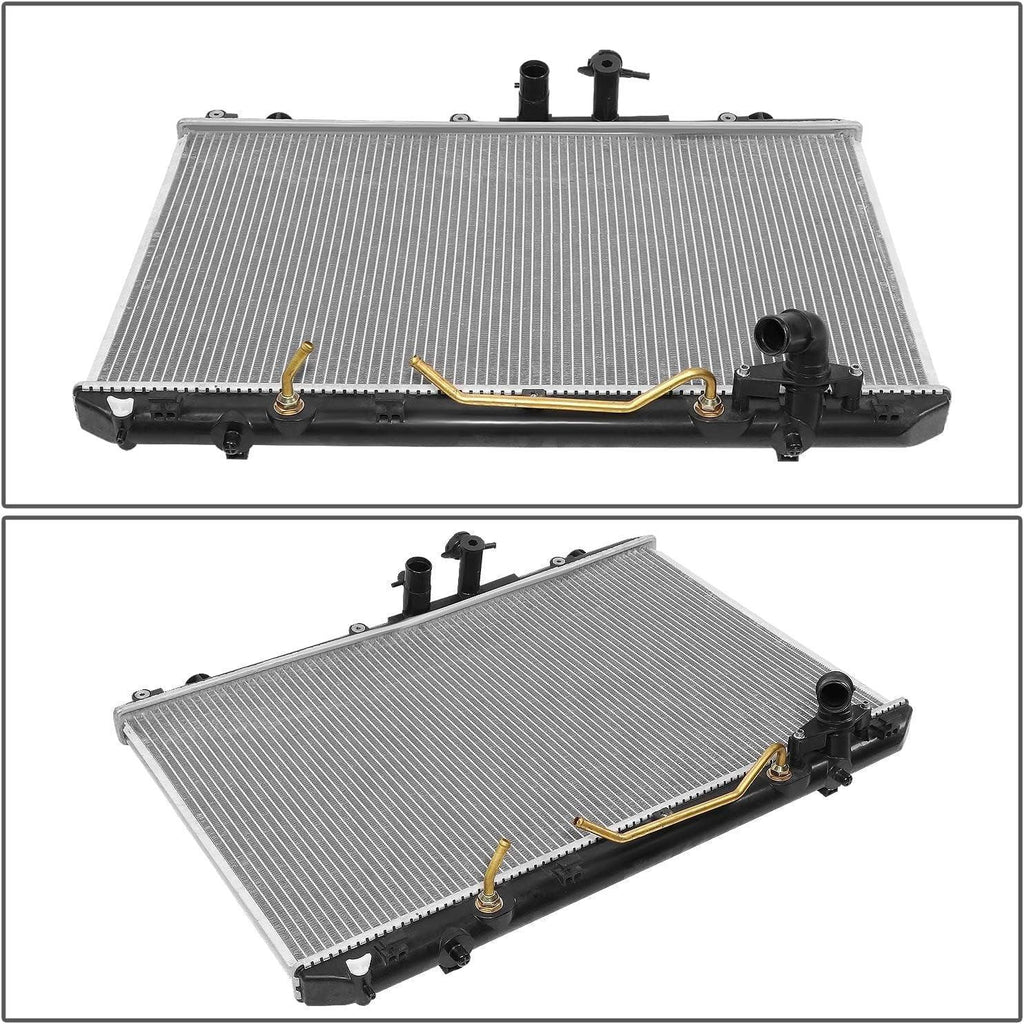 OEM-RA-13122 OE Style 1-Row Aluminum Cooling Radiator Compatible with 2009-2013 Highlander 2.7L Japan Built Models