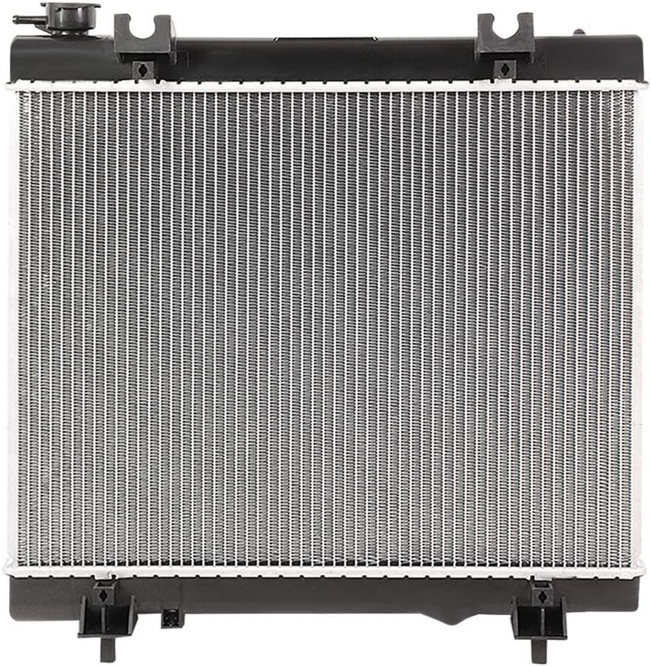 OEM-RA-2847 OE Style Aluminum Cooling Radiator Compatible with 05-10 Dakota / 06-09 Raider / 2011 Ram Dakota, 21-7/8" W X 17-11/16" H X 1" D, 1-9/16" Inlet / 1-9/16" Outlet