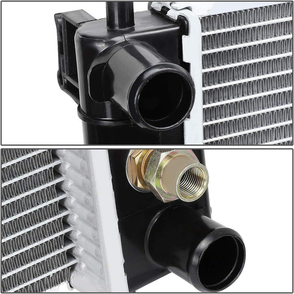 OEM-RA-2764 OE Style Bolt-On Aluminum Core Radiator Compatible with 2005 Equinox AT, 25-15/16" W X 16-13/16" H X 1" D, 1-5/16" Inlet / 1-5/16" Outlet