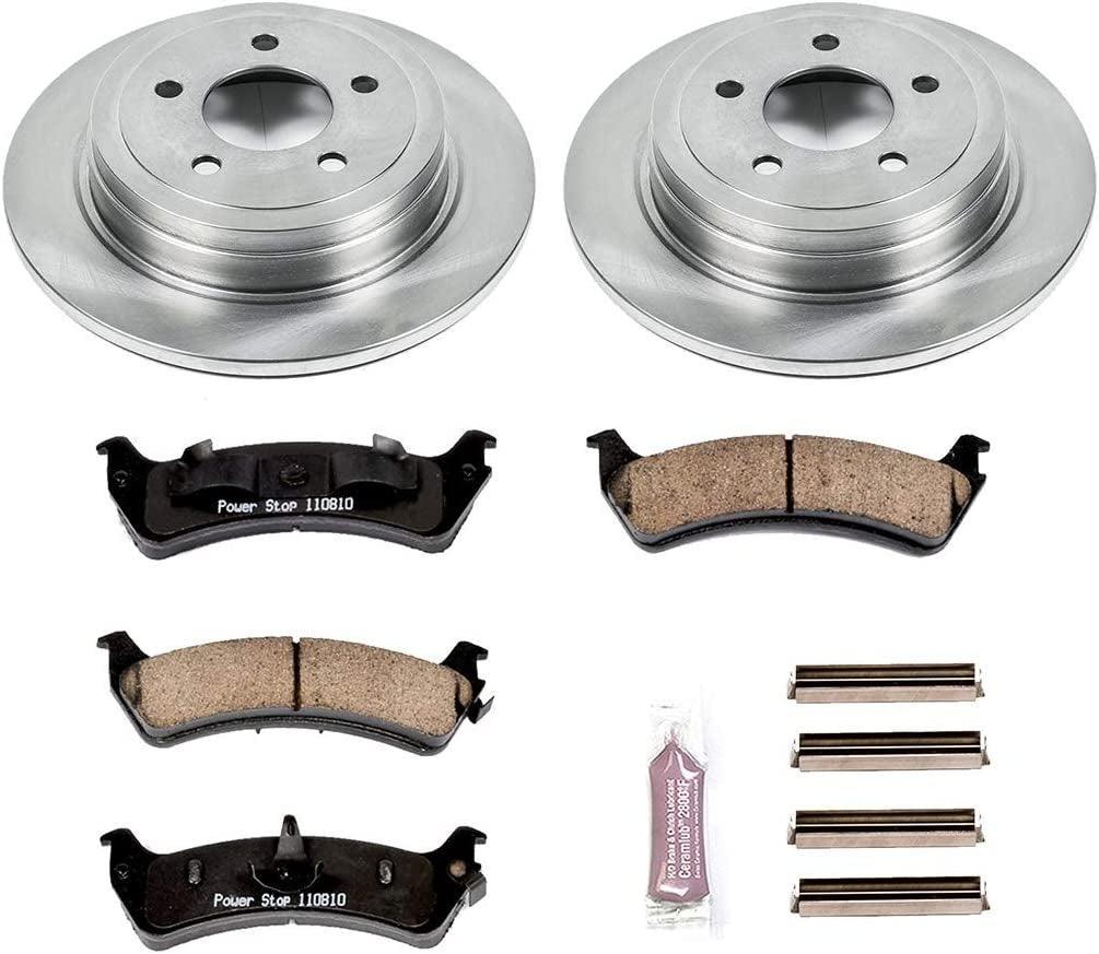 KOE5570 Autospecialty Rear Replacement Brake Kit-Oe Brake Rotors & Ceramic Brake Pads