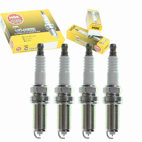 4 Pc NGK G-Power Spark Plugs Compatible with Mitsubishi Galant 2.4L L4 2004-2012