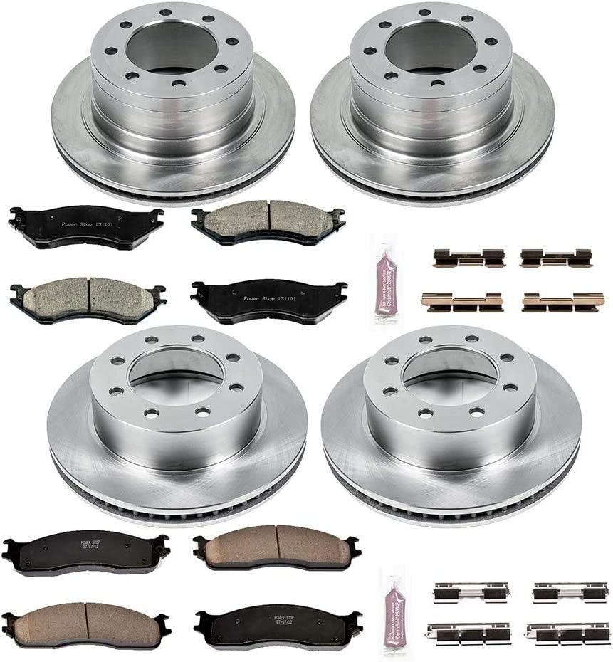 KOE5468 Autospecialty Front and Rear Replacement Brake Kit-Oe Brake Rotors & Ceramic Brake Pads