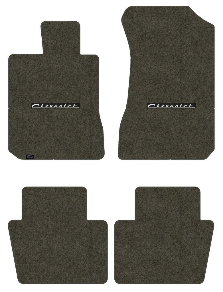 Lloyd Ultimat Front & Rear Mats for '58 Chevy Bel Air W/Silver on Black Chevy