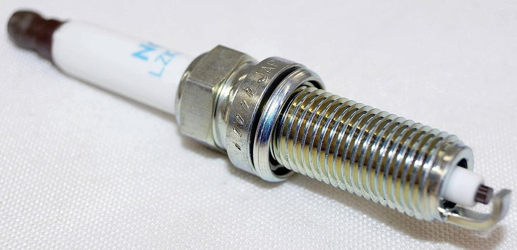 Spark Plug LZKAR7A 6799 (Pack of 10) for Kubistar 1007 206 207 307 Clio Kangoo Symbol Twingo Reach 26.5Mm Gap 0.9Mm Resistor Value 5K Ohm Cast Iron 10.8-18 Lb. Ft. Aluminum 10.8-14.5 Lb. Ft.