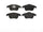 Front Disc Brake Pad Set for XE, S60, V60, S80, XC70, Lr2+More (P24076)