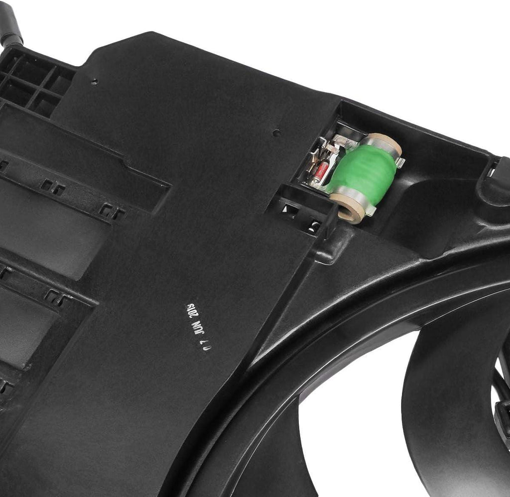OEM-RF-0002 Factory Style Radiator Cooling Fan Assembly Cooling Efficiency Improved Direct Replacement [Compatible with 03-08 Mini Cooper from 03/03+]
