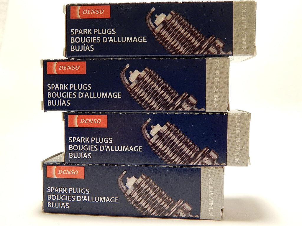 4 PCSNEW -- DENSO #3128 -- DOUBLE PLATINUM Spark Plugs -- PK20R11