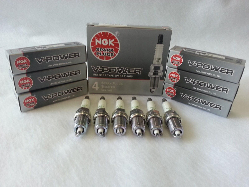 6-New NGK Copper Spark Plugs BPR5ES #7734 Made in Japan