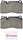 Brembo Front Disc Brake Pad Set for Corvette, Touareg, Camaro (P85110N)