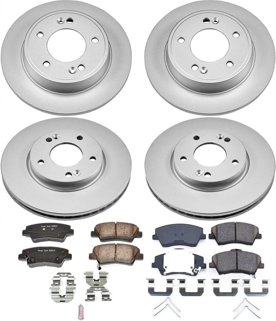 CRK7385 Front and Rear Z17 Evolution Geomet® Coated Brake Kit