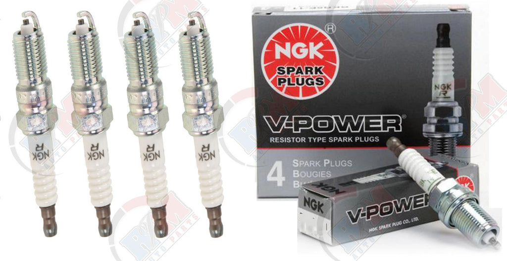 NGK "V-POWER" Spark Plug (Set of 4) for 1989-1994 Ford Tempo 2.3L