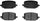 ADVICS AD2232 Disc Brake Pad Set