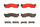 Brembo Front Disc Brake Pad Set for 04 Dodge Ram 1500 (P18011N)