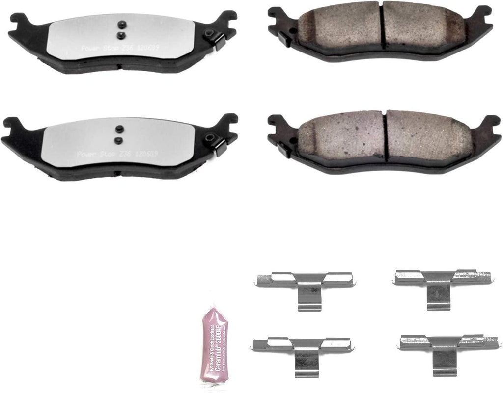 Rear Z36-898 Carbon-Fiber Ceramic Brake Pads Truck and Tow Z36