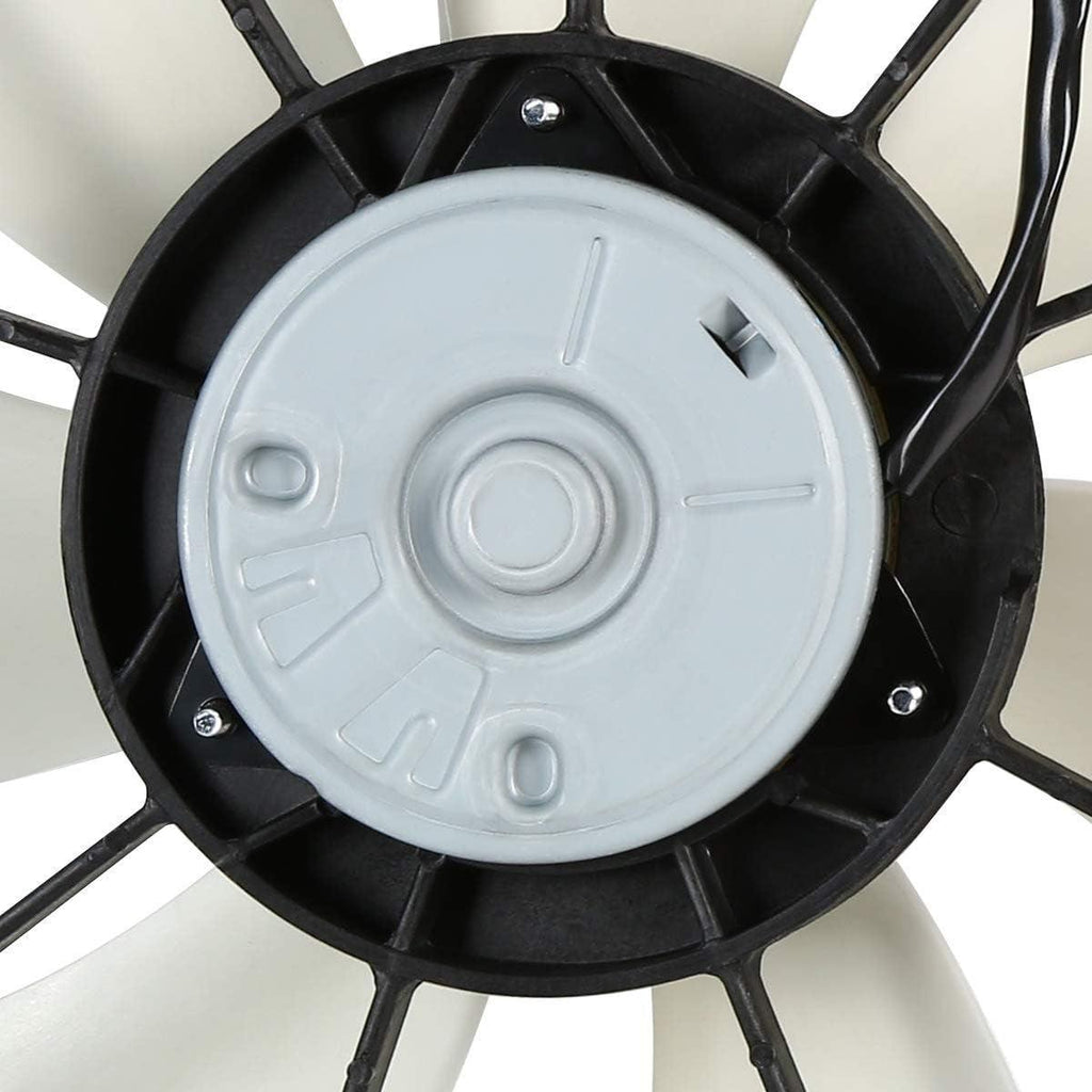 OEM-RF-0264 Factory Style Radiator Cooling Fan Assembly Cooling Efficiency Improved Direct Replacement [Compatible with 2002-2003 ES300 / 2002-2006 Camry / 2004-2008 Solara V6],Black