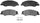 ADVICS AD2089 Disc Brake Pad Set