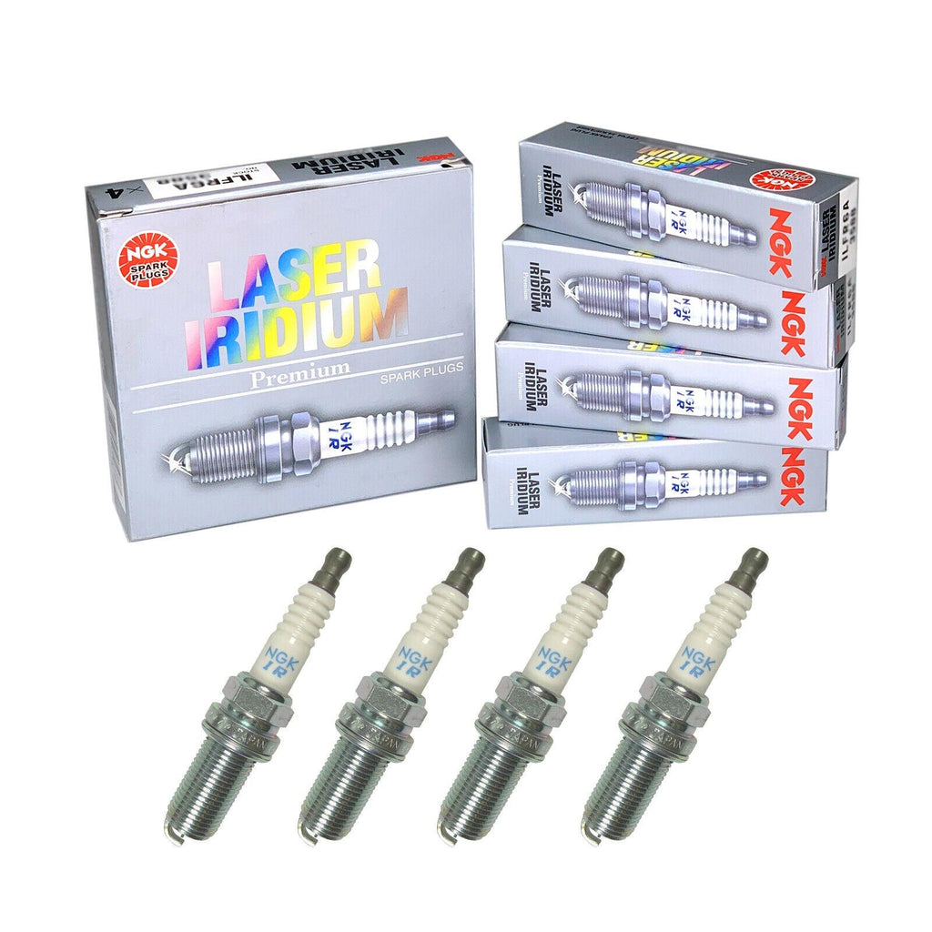 NGK Laser Iridium Spark Plugs Set 4PCS 2003-2011 for Mercedes-Benz ILFR6A 3588