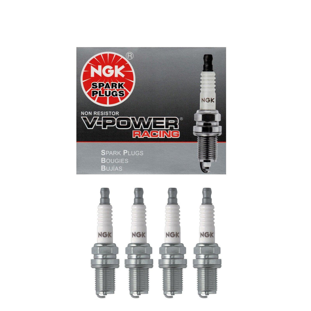 NGK V-Power Racing Spark Plug Set 4PCS. Nitrous Turbo Supercharged 5238 R5671A9