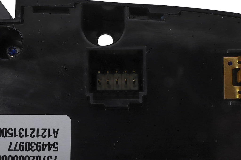 GM Original Equipment 15-74921 Jet Black Heating and Air Conditioning Control Panel Assembly