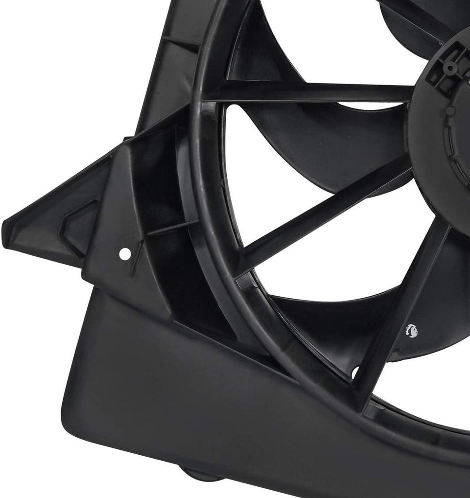 OEM-RF-0147 Factory Style Radiator Cooling Fan Assembly Cooling Efficiency Improved Direct Replacement [Compatible with 10-16 Cadillac SRX]