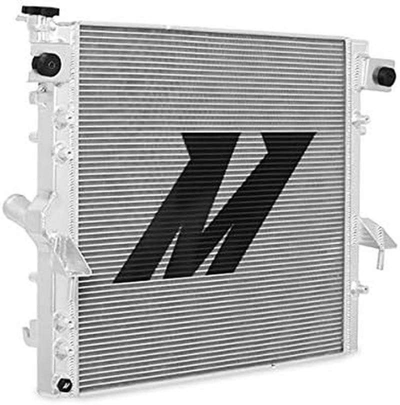 MMRAD-WRA-07V2 Aluminum Radiator Compatible with Jeep Wrangler JK 2007-2017 Silver