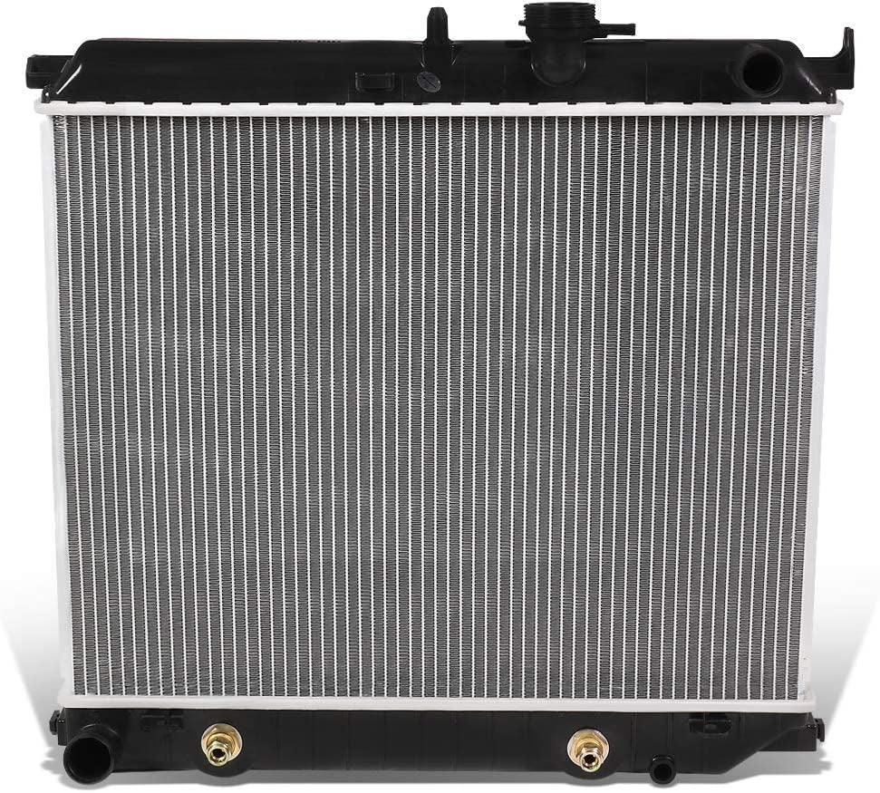 OEM-RA-2707 1-Row OE Style Aluminum Cooling Radiator Compatible with 06-08 Isuzu I-280 I-290, 04-12 Colorado/Canyon AT, 23-1/8" W X 18" H X 7/8" D, 1-5/16" Inlet, 1-9/16" Outlet