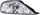 Dorman Headlight Assembly for 00-05 Mercury Sable 1591221