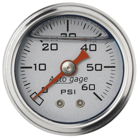 1-1/2 in. PRESSURE 0-60 PSI SILVER
